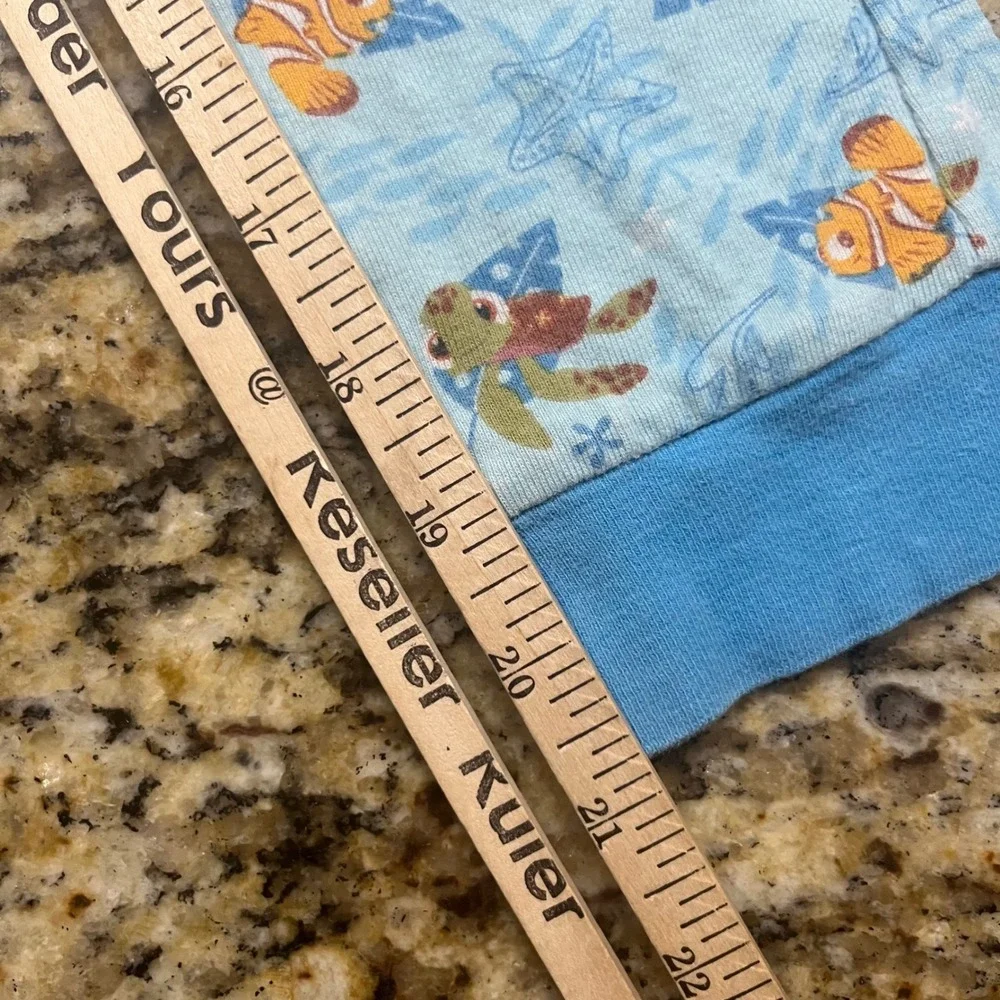 Disney‎ Store Finding Nemo Squirt Pajama Pants Kids Size 10 Blue Cotton